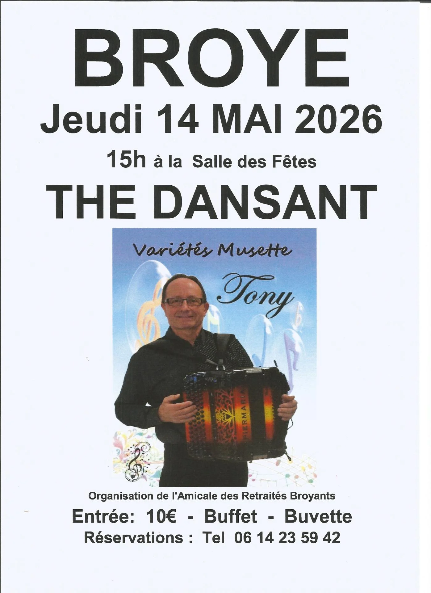 Tony the dansant 14 mai 2026